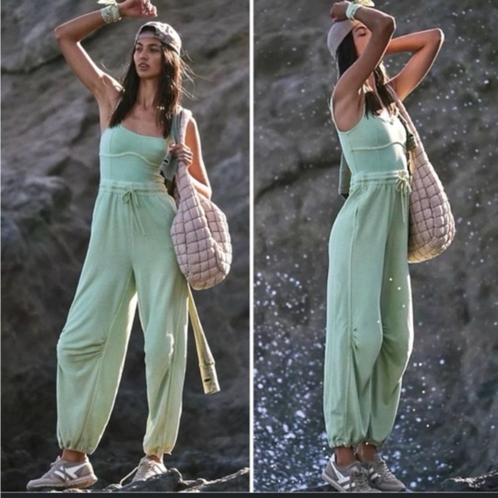 Inbound Onesie Free People Movement Mint Green